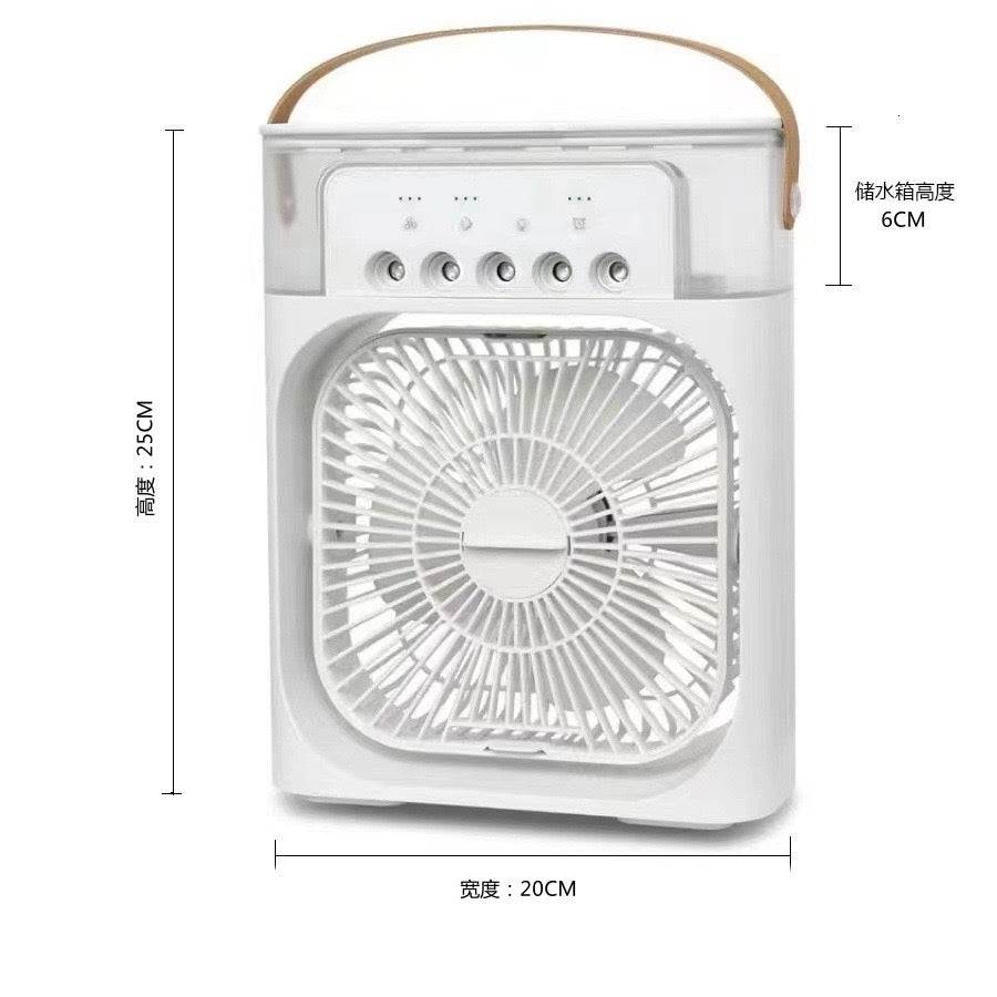 Portable 3-in-1 Air Cooler Fan – Mini AC for Room, Office & Car | Fast Cooling + Humidifier | Ships from USA 🇺🇸 | TikTok & Amazon Hot Seller!